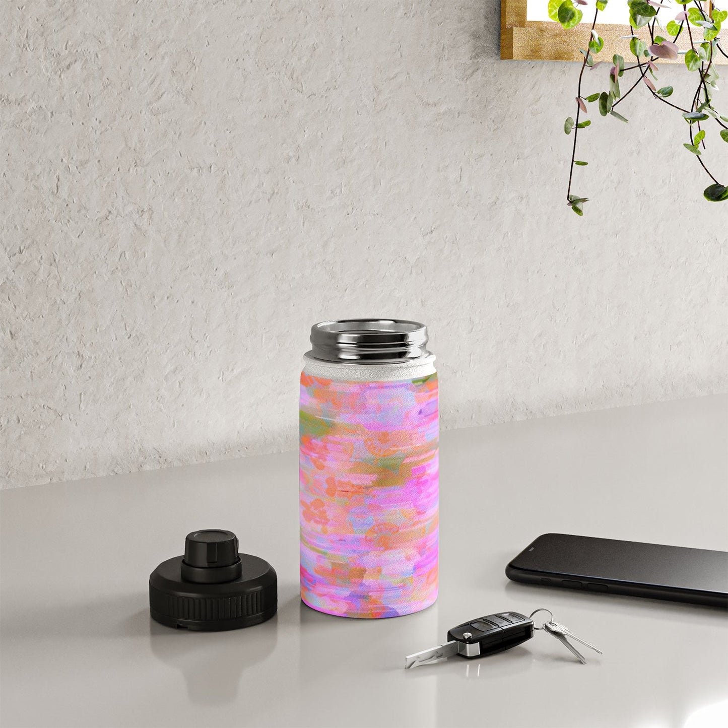 83 Oranges Pink Haze Water Bottle