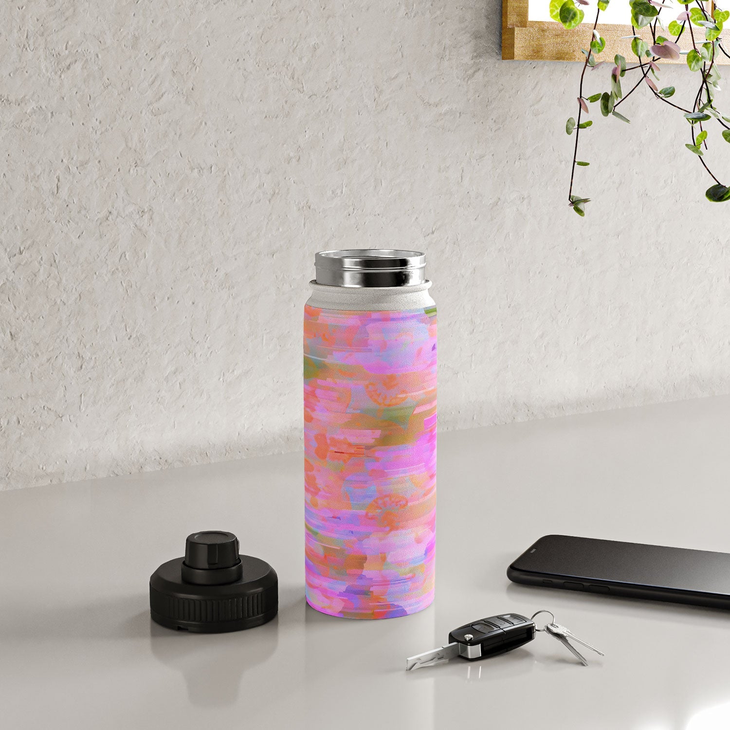 83 Oranges Pink Haze Water Bottle