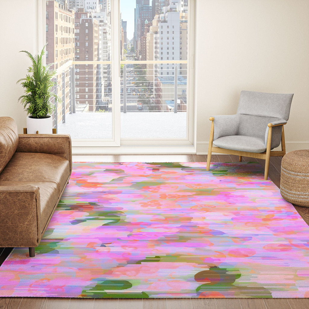 83 Oranges Pink Haze Area Rug
