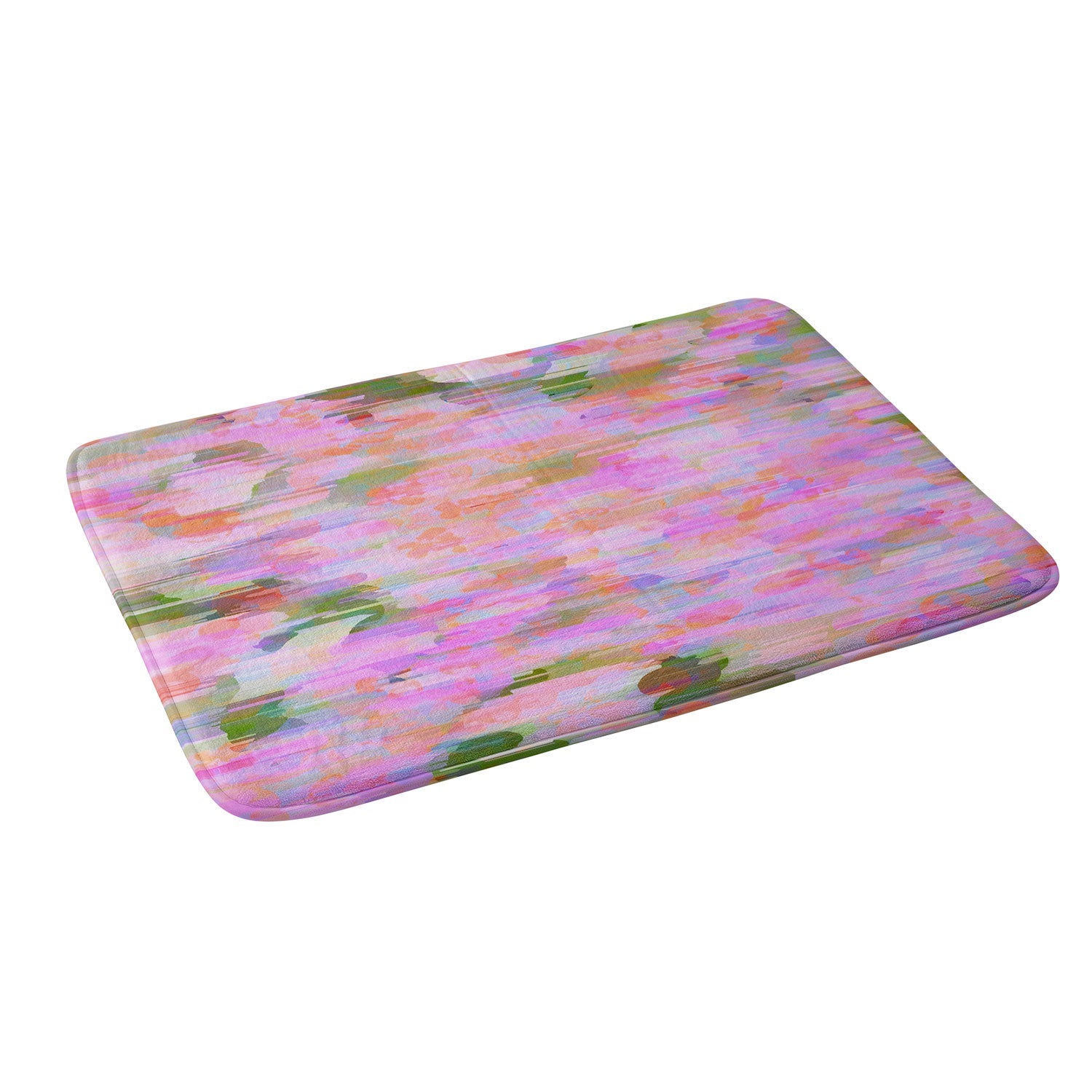 83 Oranges Pink Haze Memory Foam Bath Mat