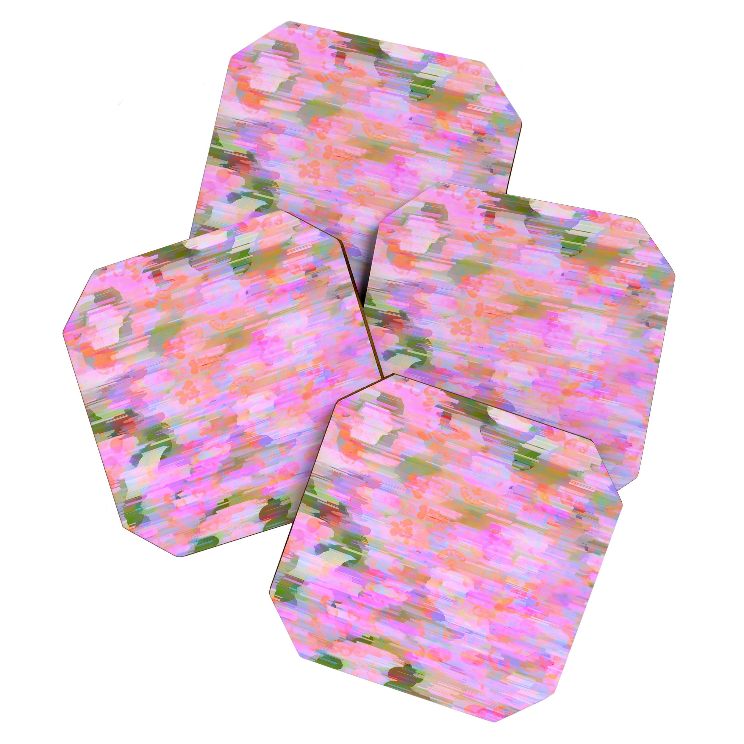 83 Oranges Pink Haze Coaster Set