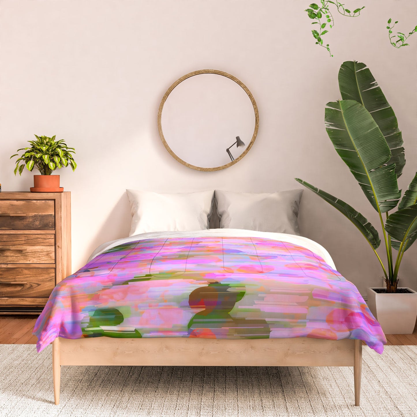 83 Oranges Pink Haze Comforter