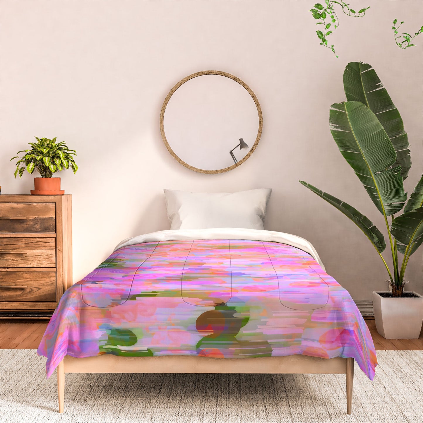 83 Oranges Pink Haze Comforter