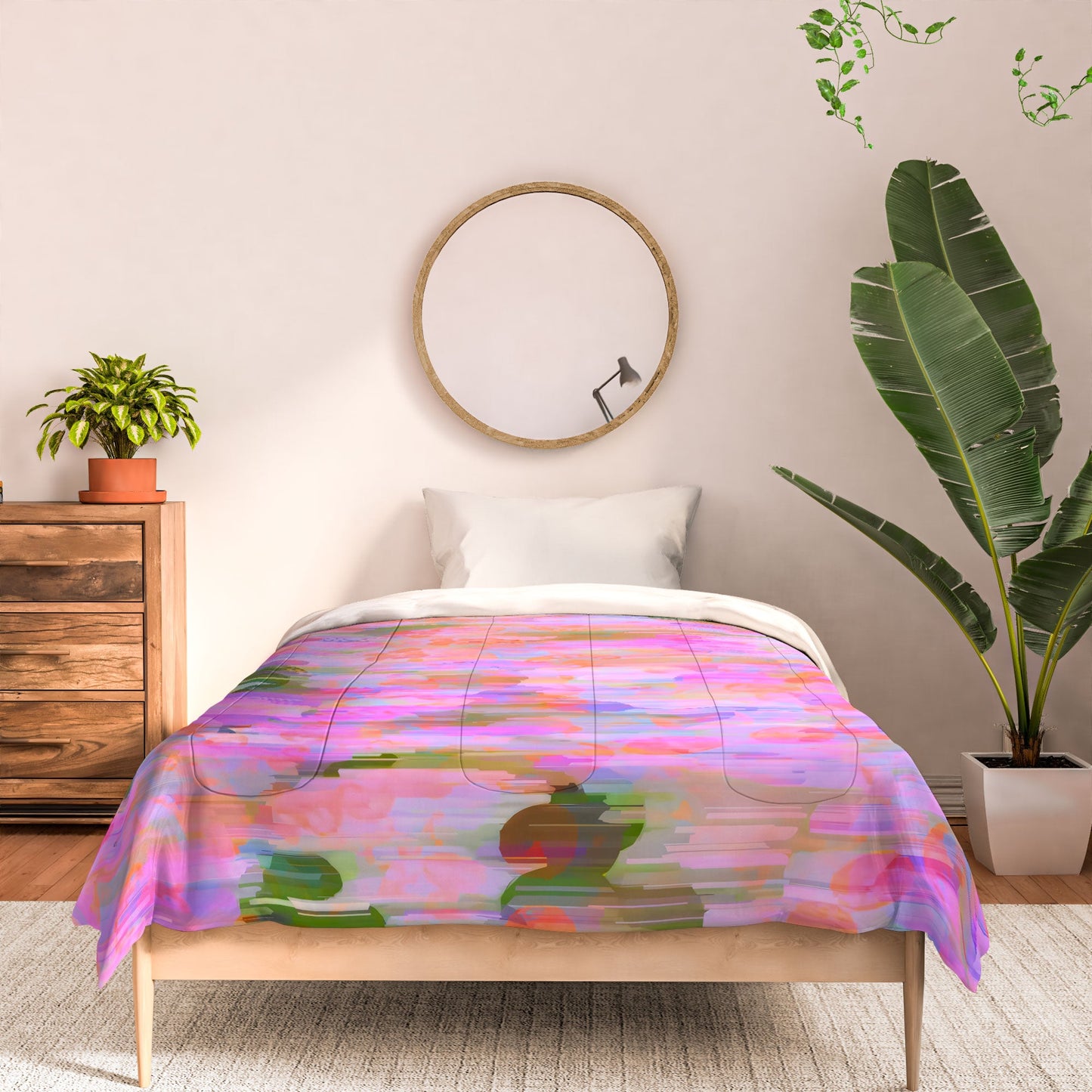 83 Oranges Pink Haze Comforter