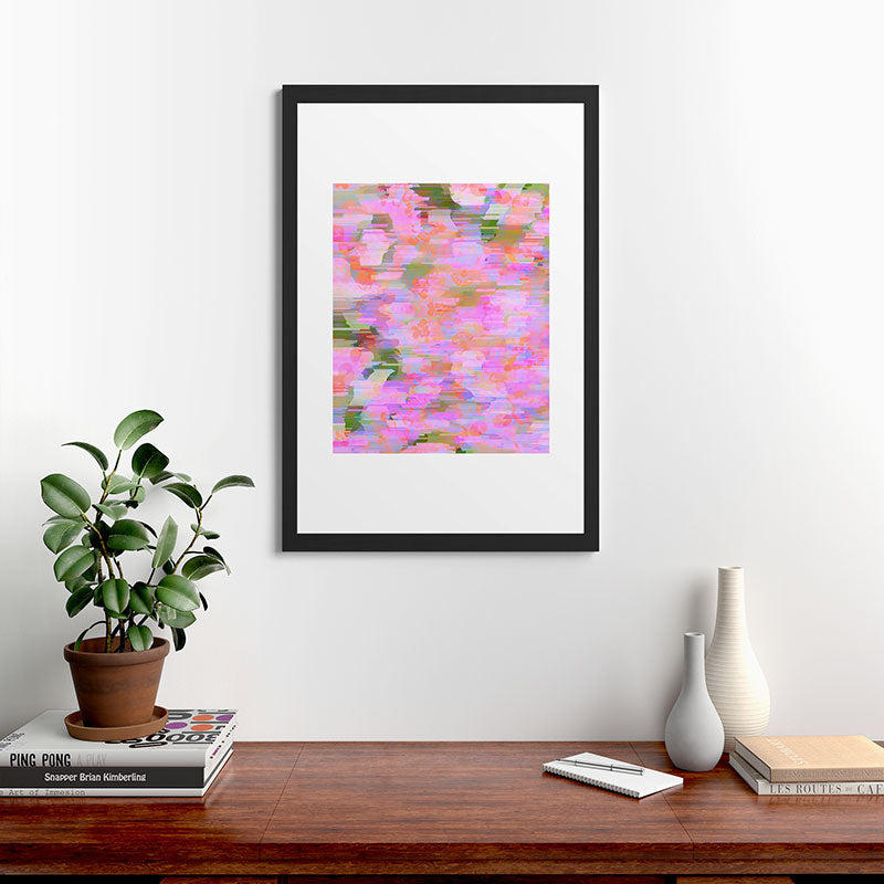 83 Oranges Pink Haze Framed Art Print