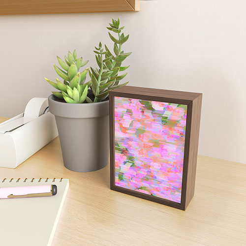 83 Oranges Pink Haze Framed Mini Art Print