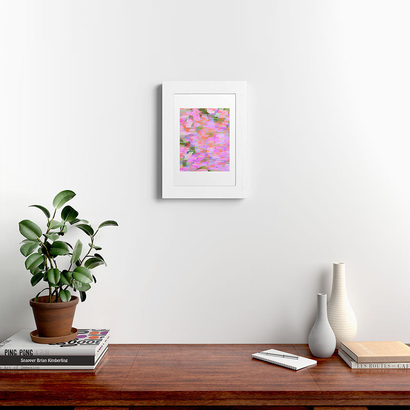 83 Oranges Pink Haze Framed Art Print