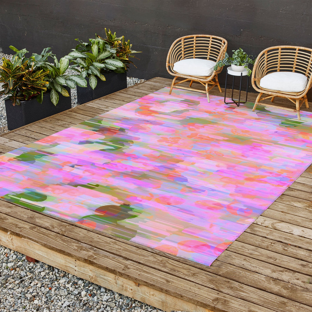 83 Oranges Pink Haze Outdoor Rug