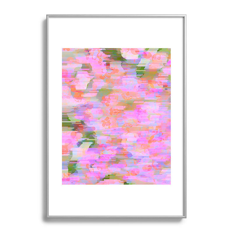 83 Oranges Pink Haze Metal Framed Art Print