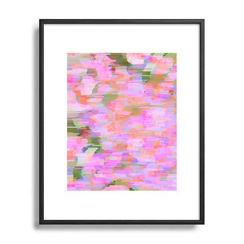 83 Oranges Pink Haze Metal Framed Art Print
