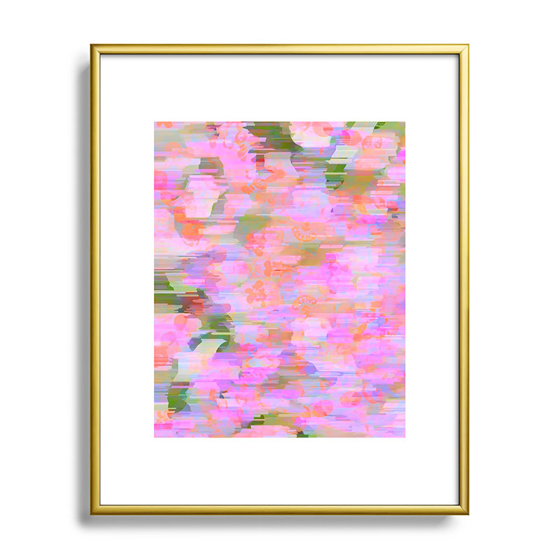 83 Oranges Pink Haze Metal Framed Art Print