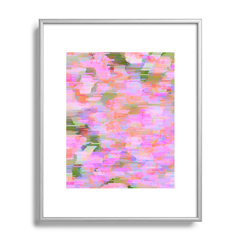 83 Oranges Pink Haze Metal Framed Art Print