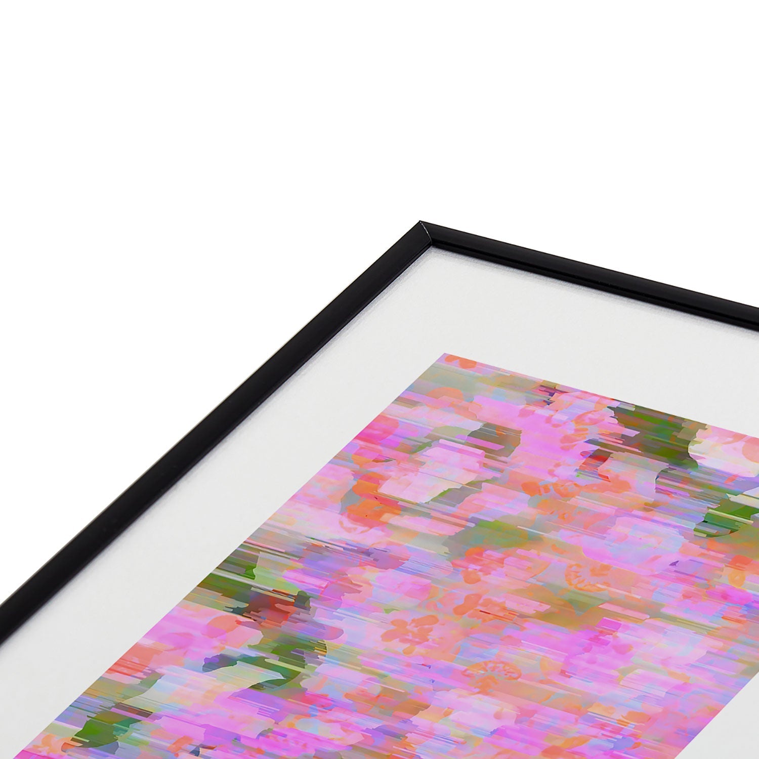 83 Oranges Pink Haze Metal Framed Art Print