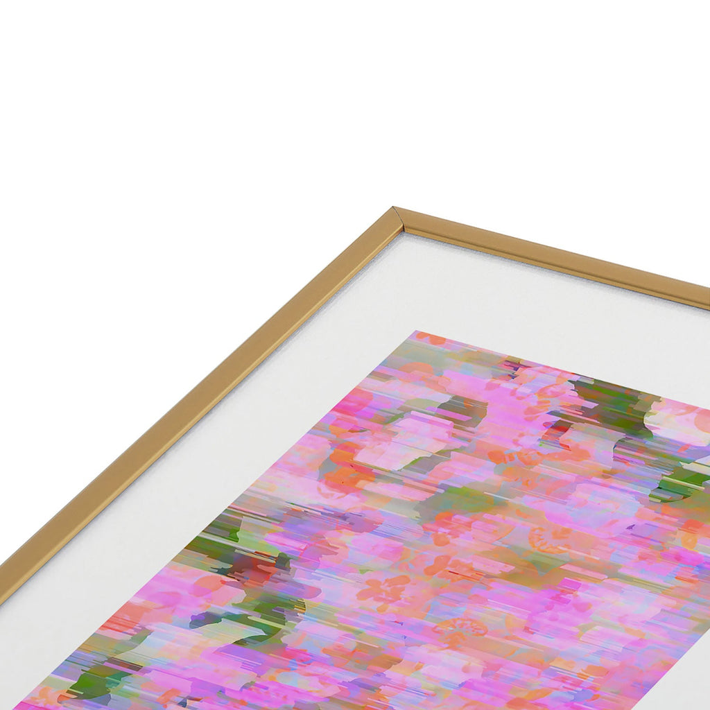 83 Oranges Pink Haze Metal Framed Art Print