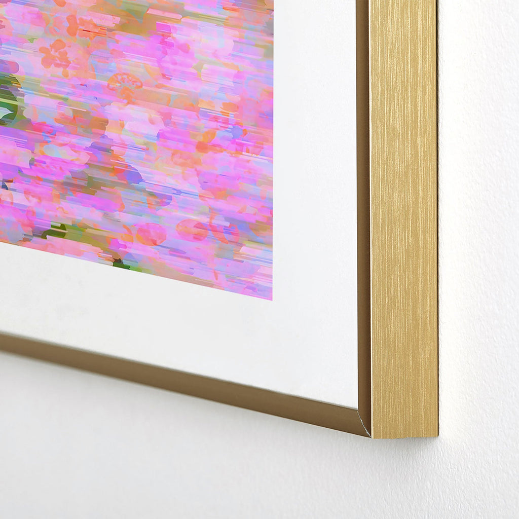 83 Oranges Pink Haze Metal Framed Art Print