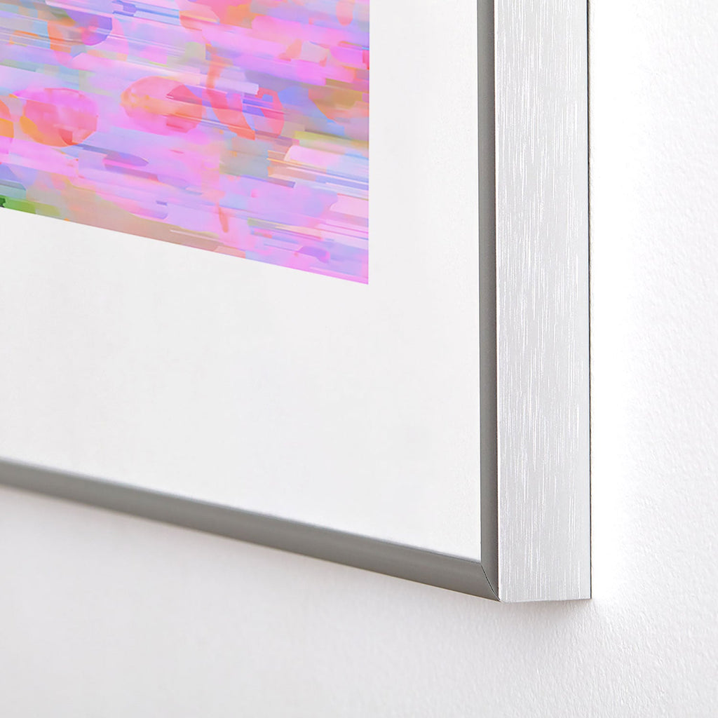 83 Oranges Pink Haze Metal Framed Art Print