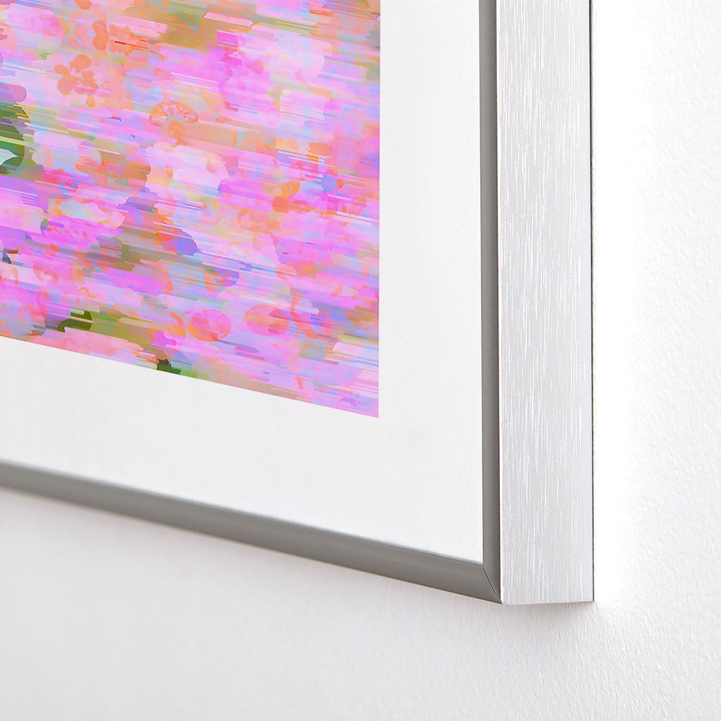 83 Oranges Pink Haze Metal Framed Art Print