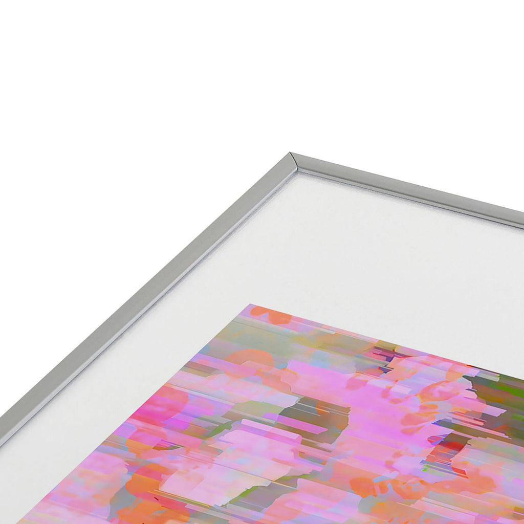 83 Oranges Pink Haze Metal Framed Art Print
