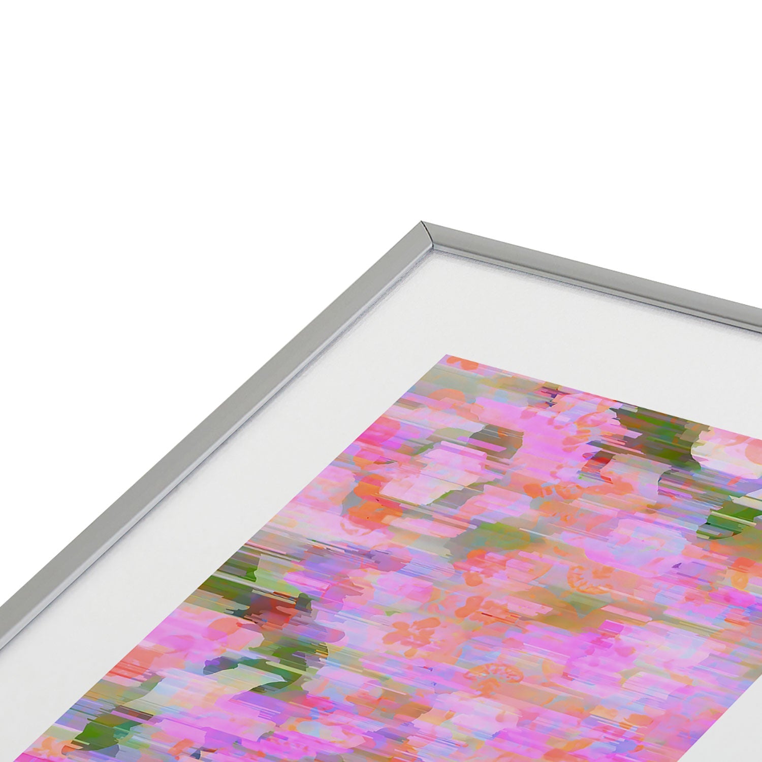 83 Oranges Pink Haze Metal Framed Art Print