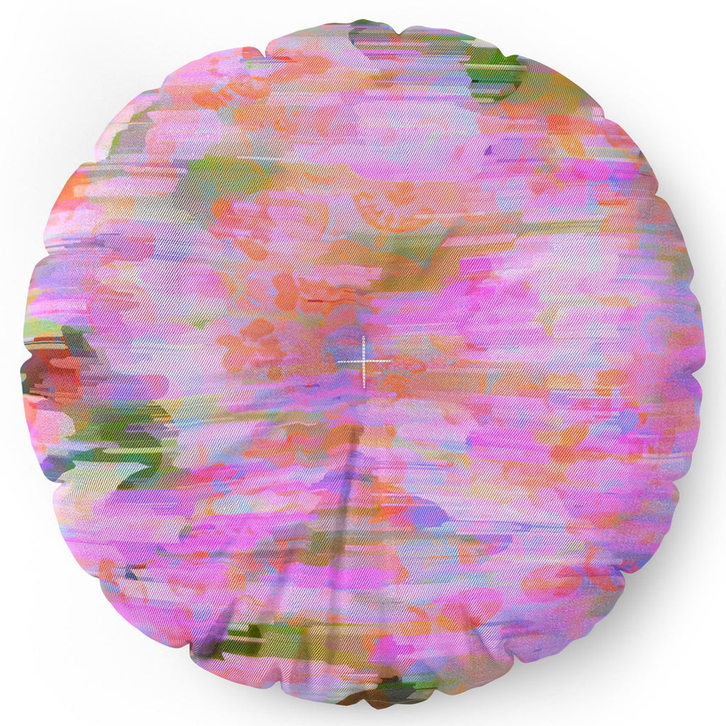 83 Oranges Pink Haze Floor Pillow Round