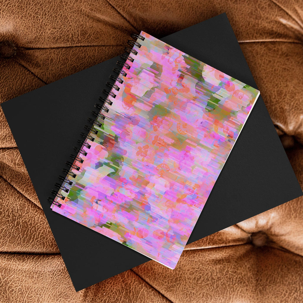 83 Oranges Pink Haze Spiral Notebook