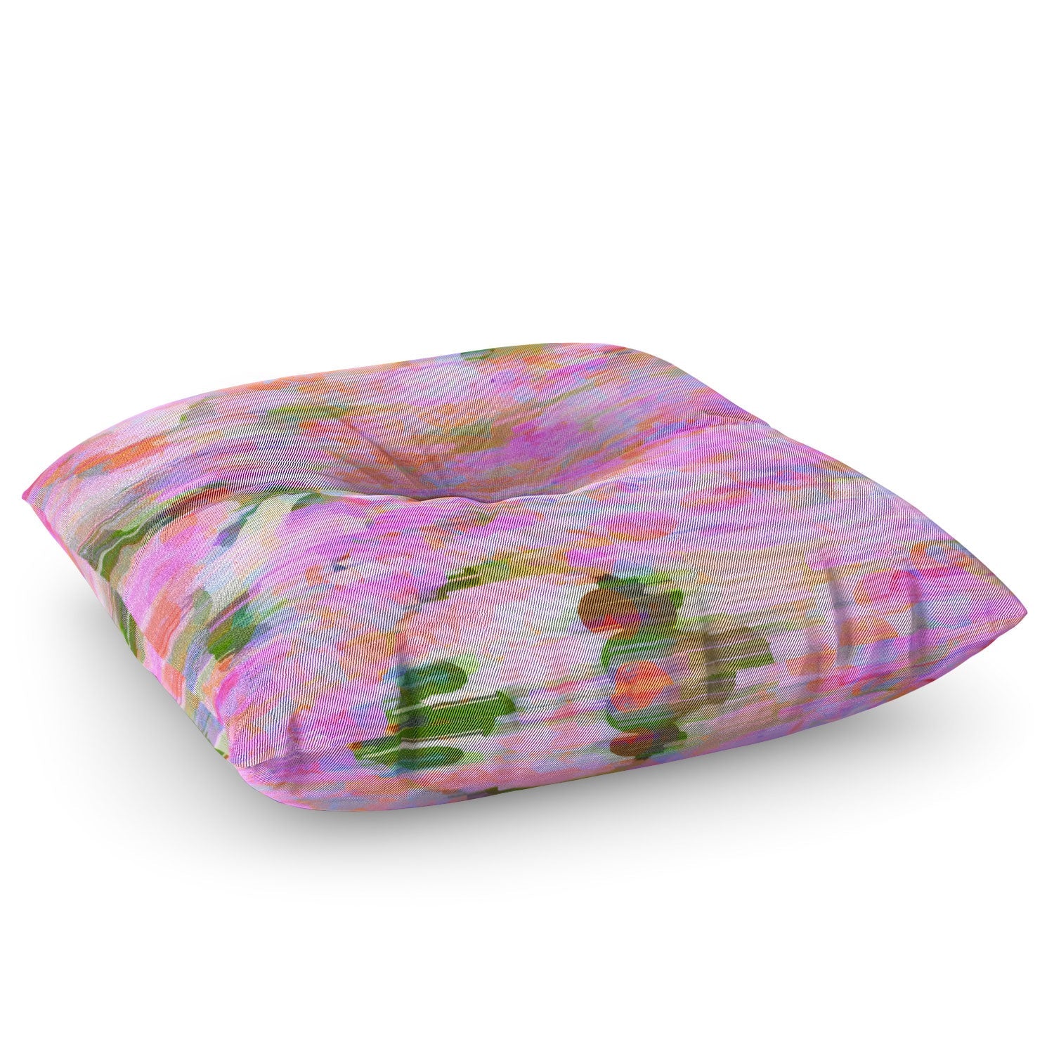 83 Oranges Pink Haze Floor Pillow Square