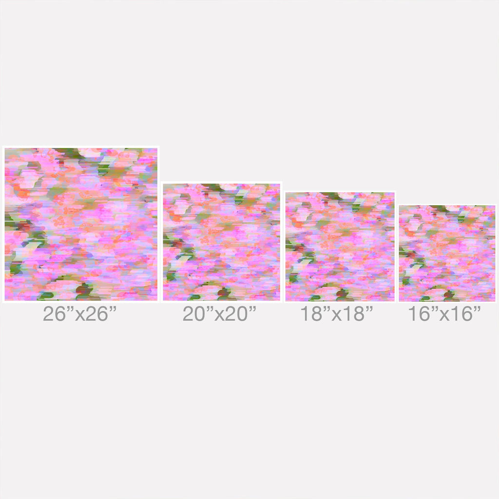 83 Oranges Pink Haze Throw Pillow