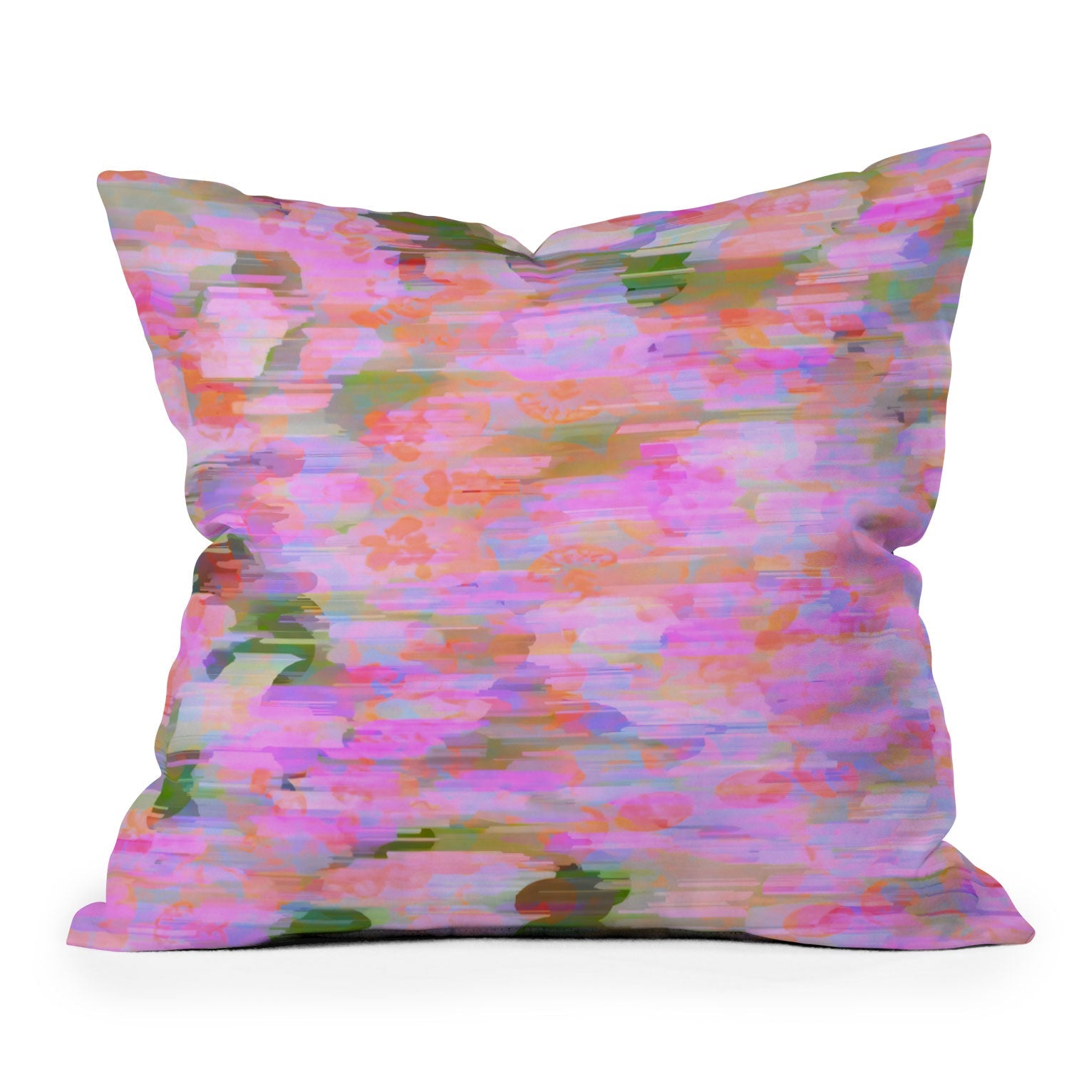 83 Oranges Pink Haze Outdoor Throw Pillow