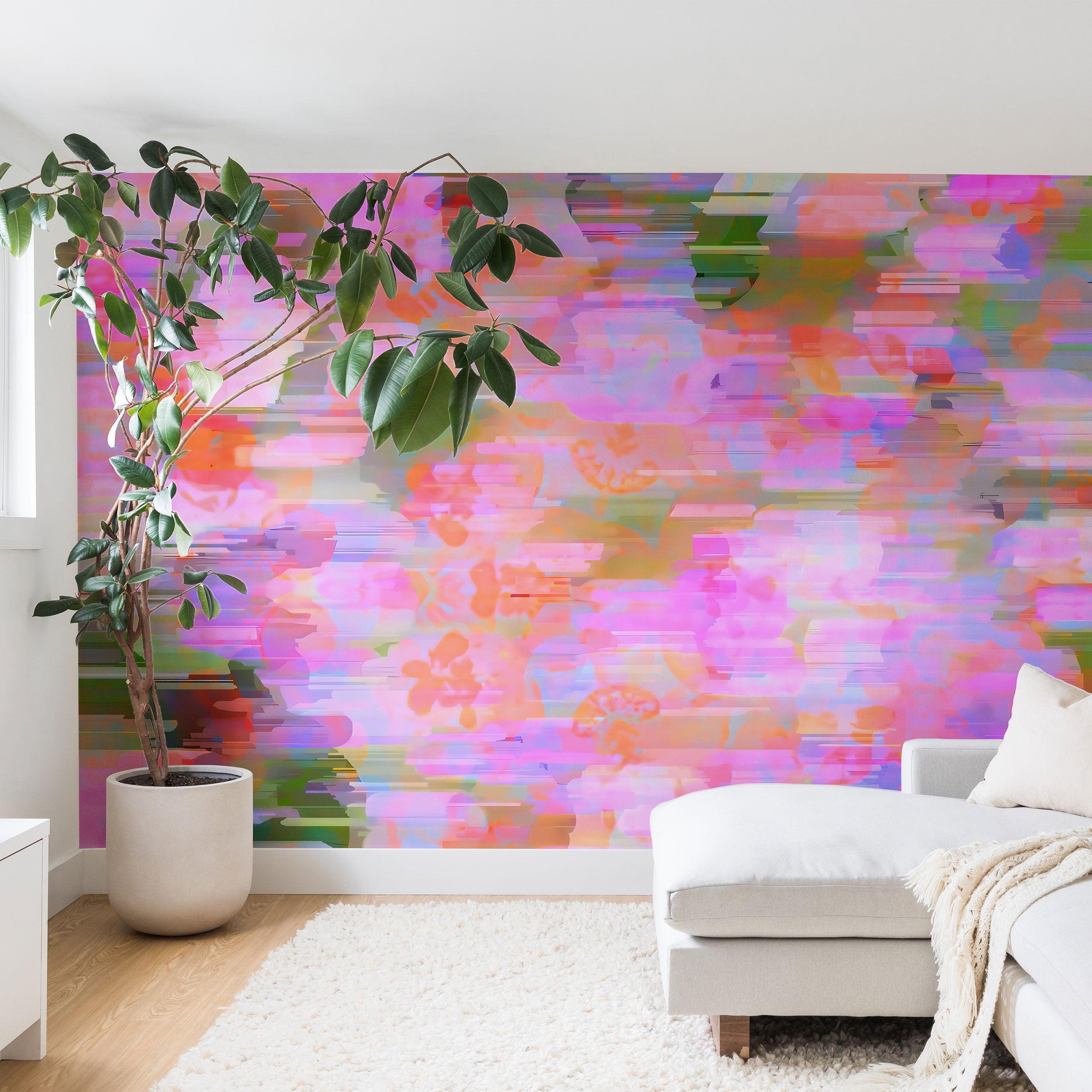 83 Oranges Pink Haze Wall Mural