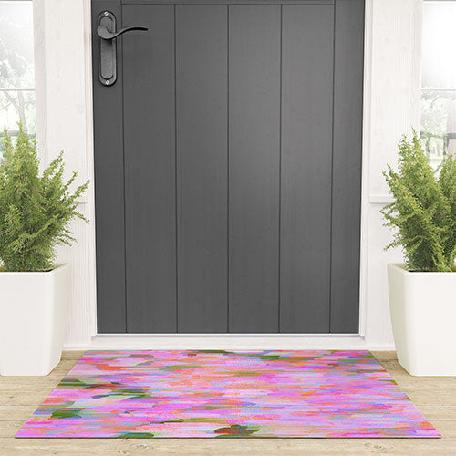 83 Oranges Pink Haze Welcome Mat