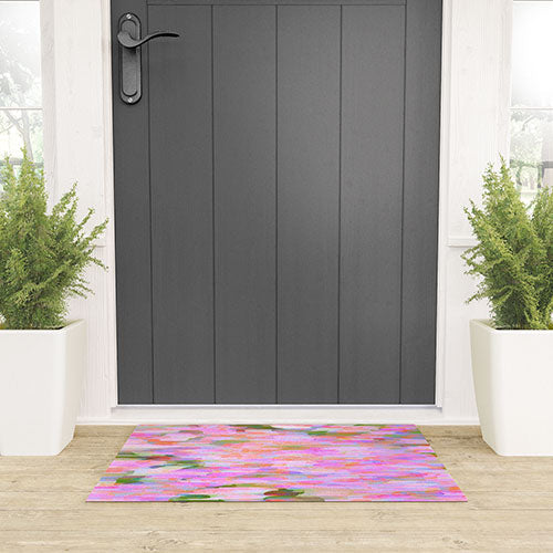 83 Oranges Pink Haze Welcome Mat