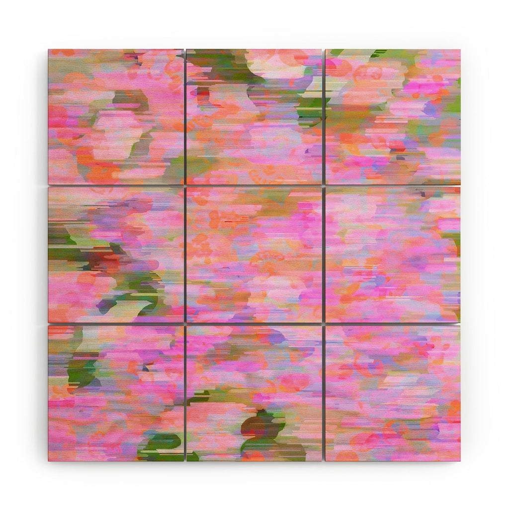 83 Oranges Pink Haze Wood Wall Mural
