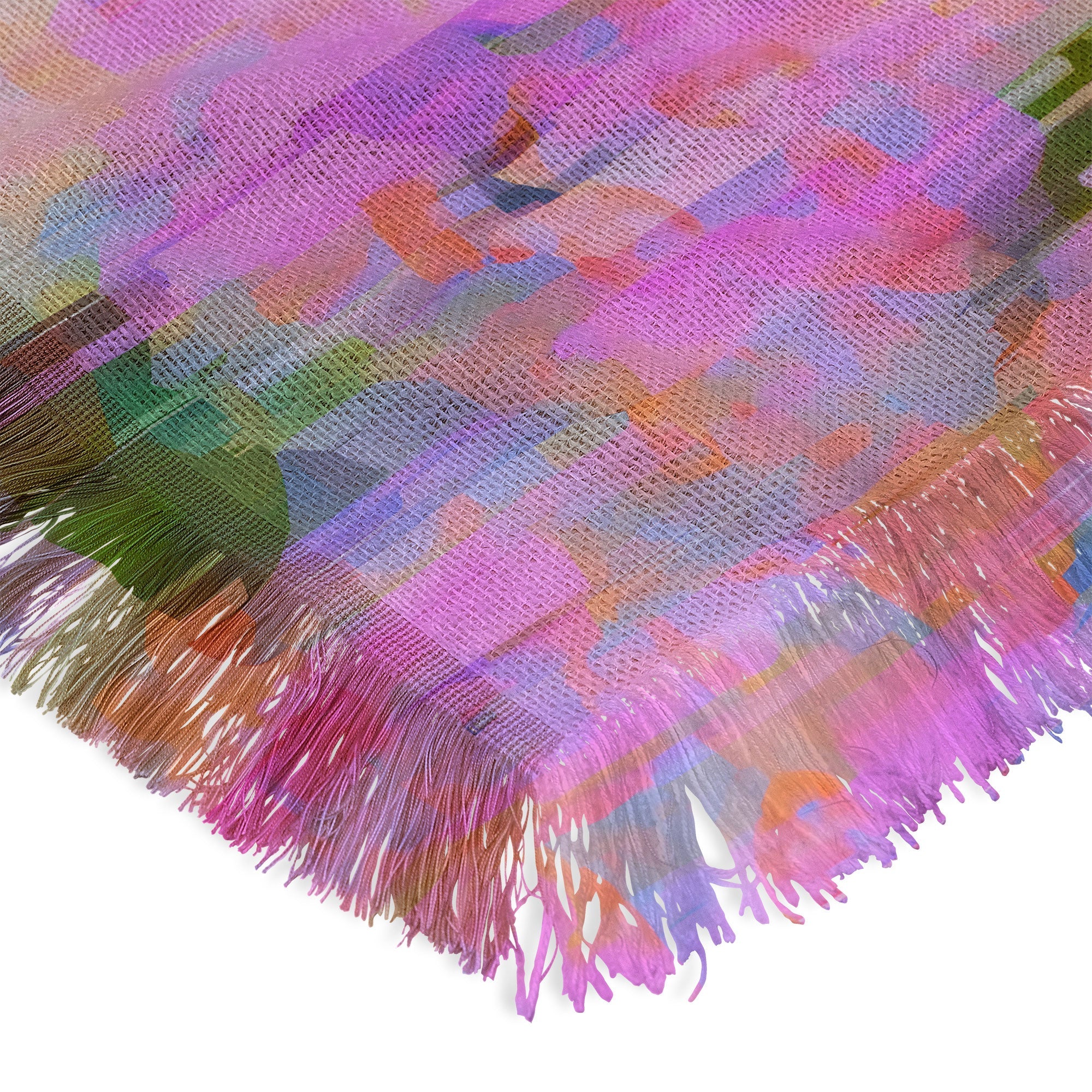 83 Oranges Pink Haze Throw Blanket