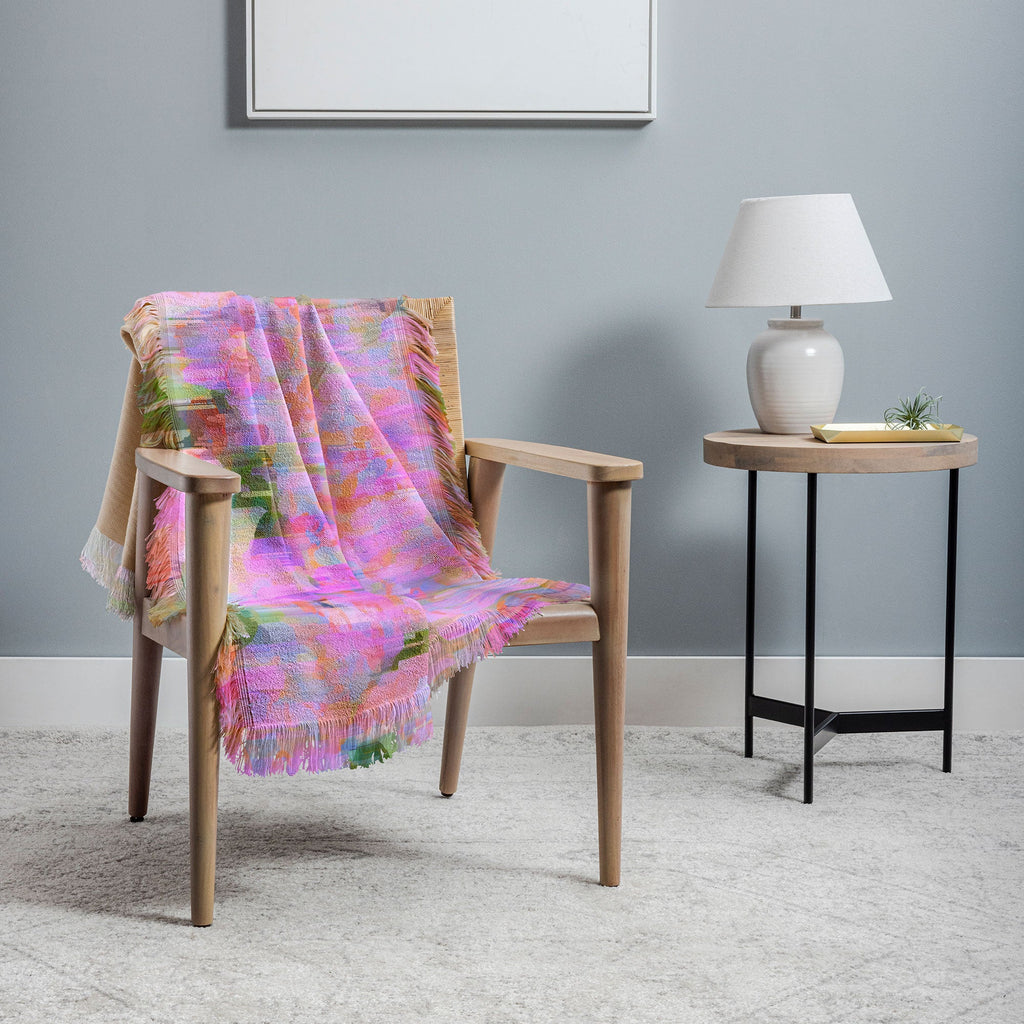 83 Oranges Pink Haze Throw Blanket