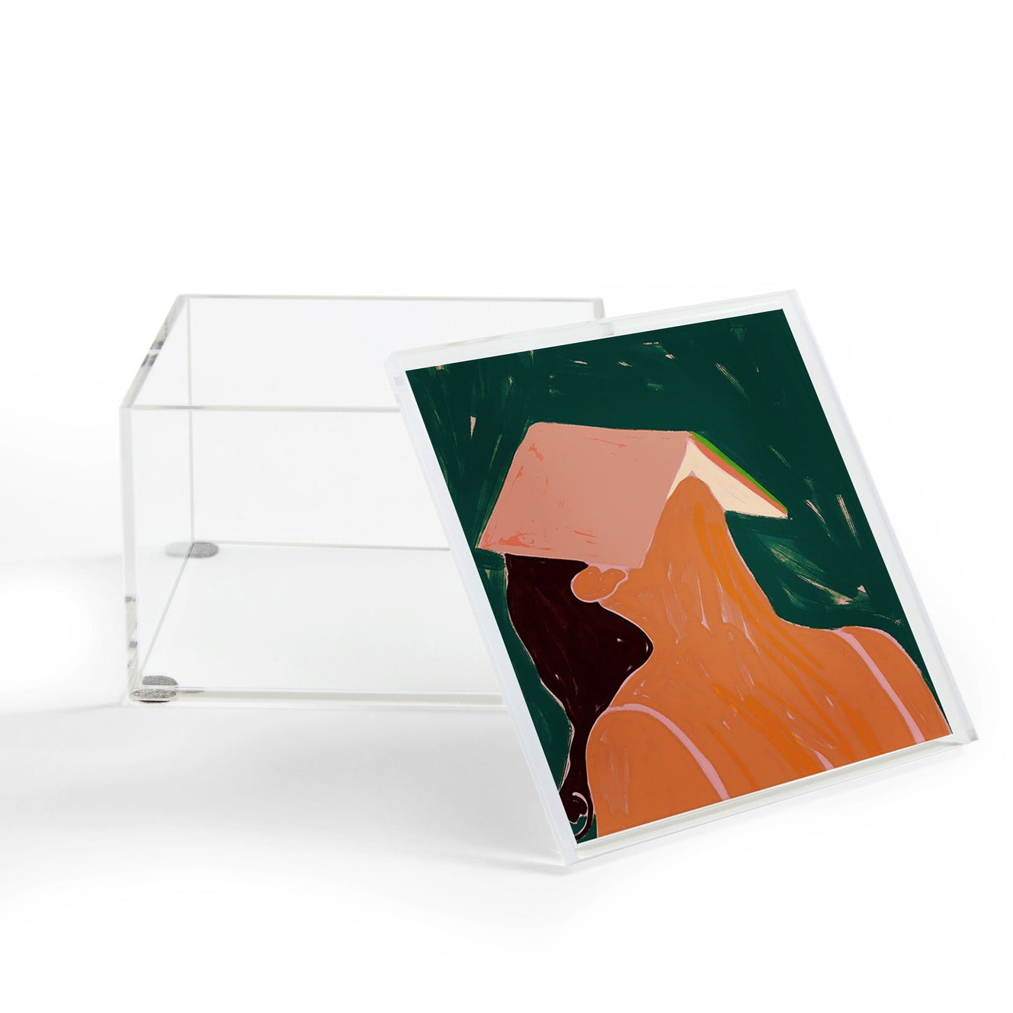 83 Oranges Reading Between The Lines Acrylic Box