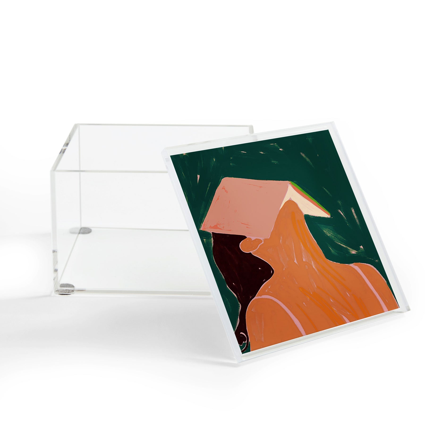 83 Oranges Reading Between The Lines Acrylic Box