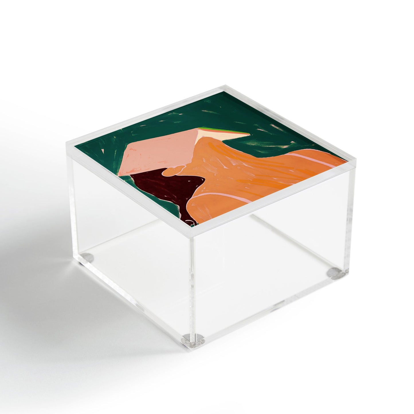 83 Oranges Reading Between The Lines Acrylic Box