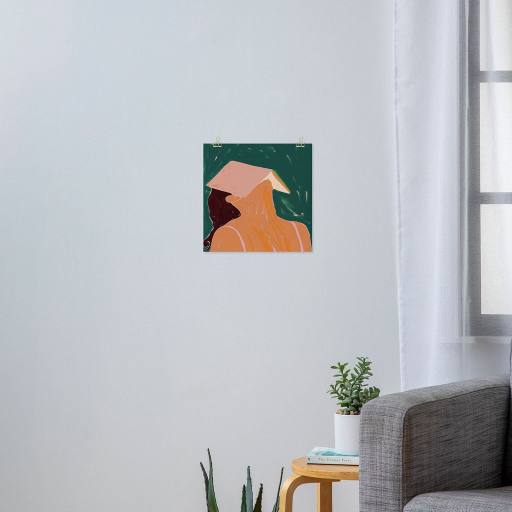 83 Oranges Reading Between The Lines Art Print