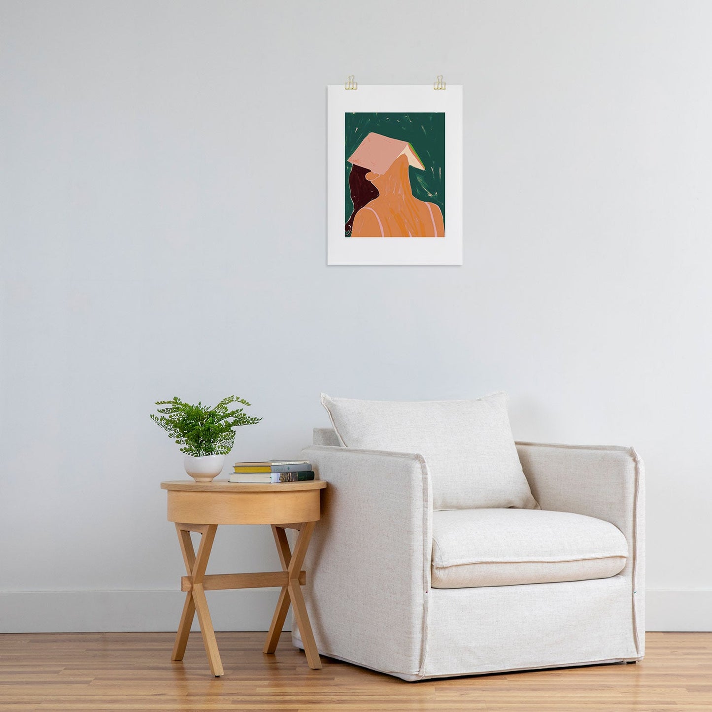 83 Oranges Reading Between The Lines Art Print