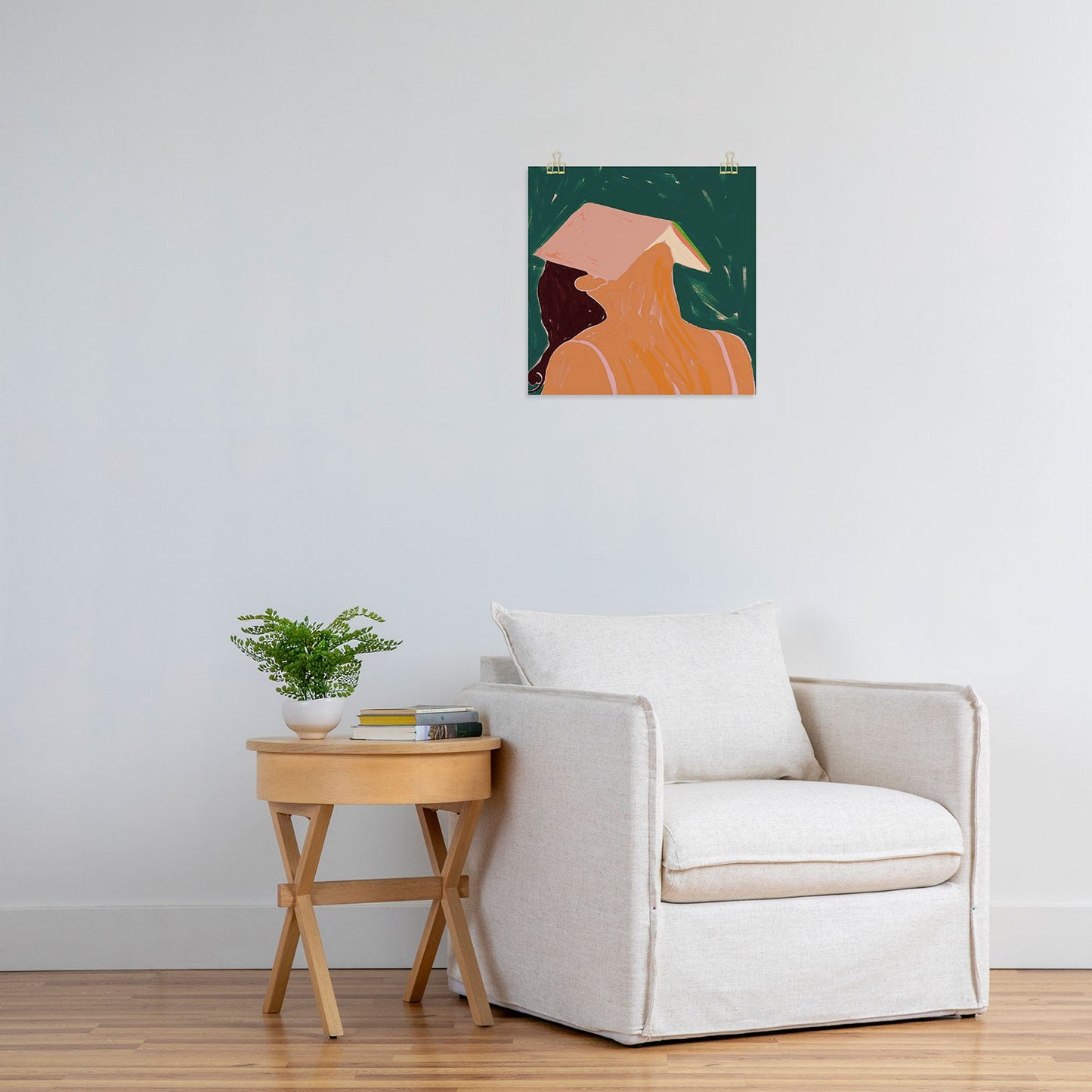 83 Oranges Reading Between The Lines Art Print