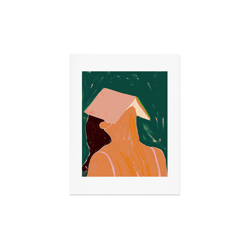 83 Oranges Reading Between The Lines Art Print