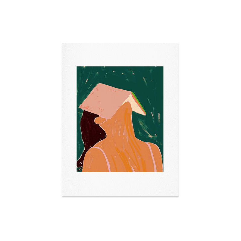 83 Oranges Reading Between The Lines Art Print