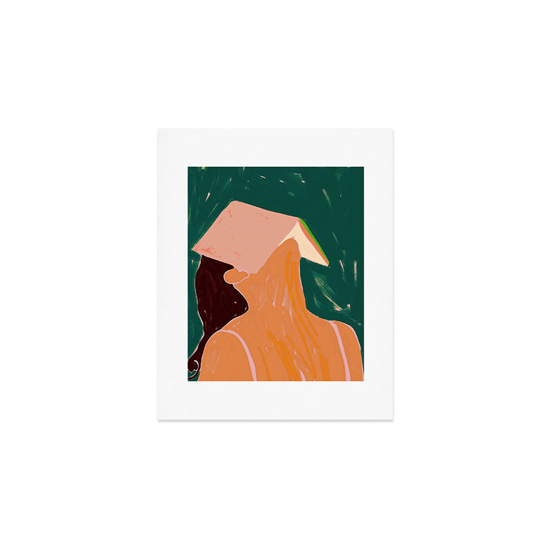 83 Oranges Reading Between The Lines Art Print