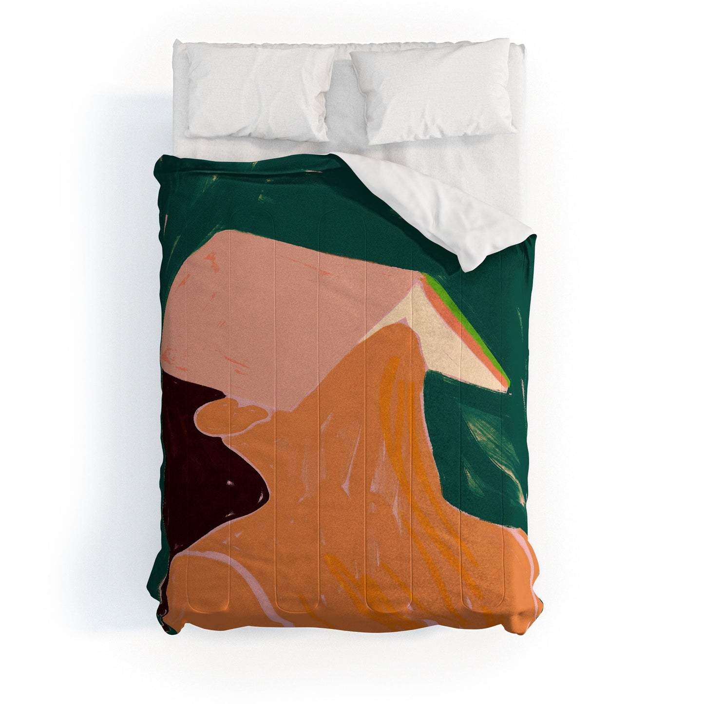 83 Oranges Reading Between The Lines Comforter