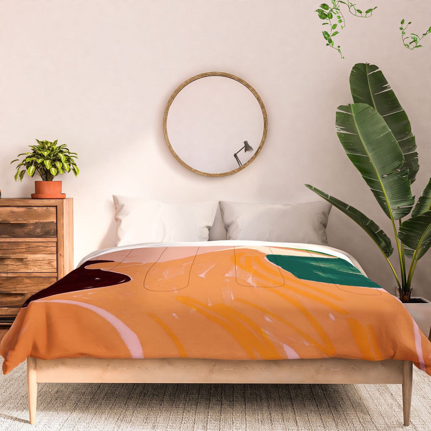 83 Oranges Reading Between The Lines Comforter