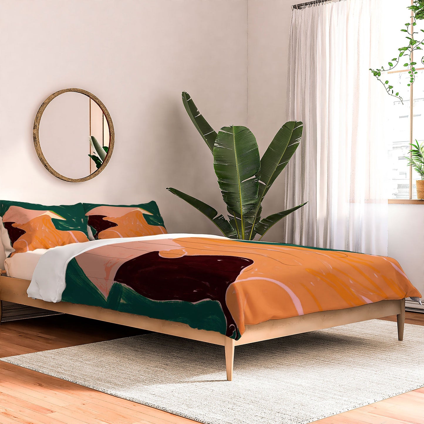 83 Oranges Reading Between The Lines Comforter
