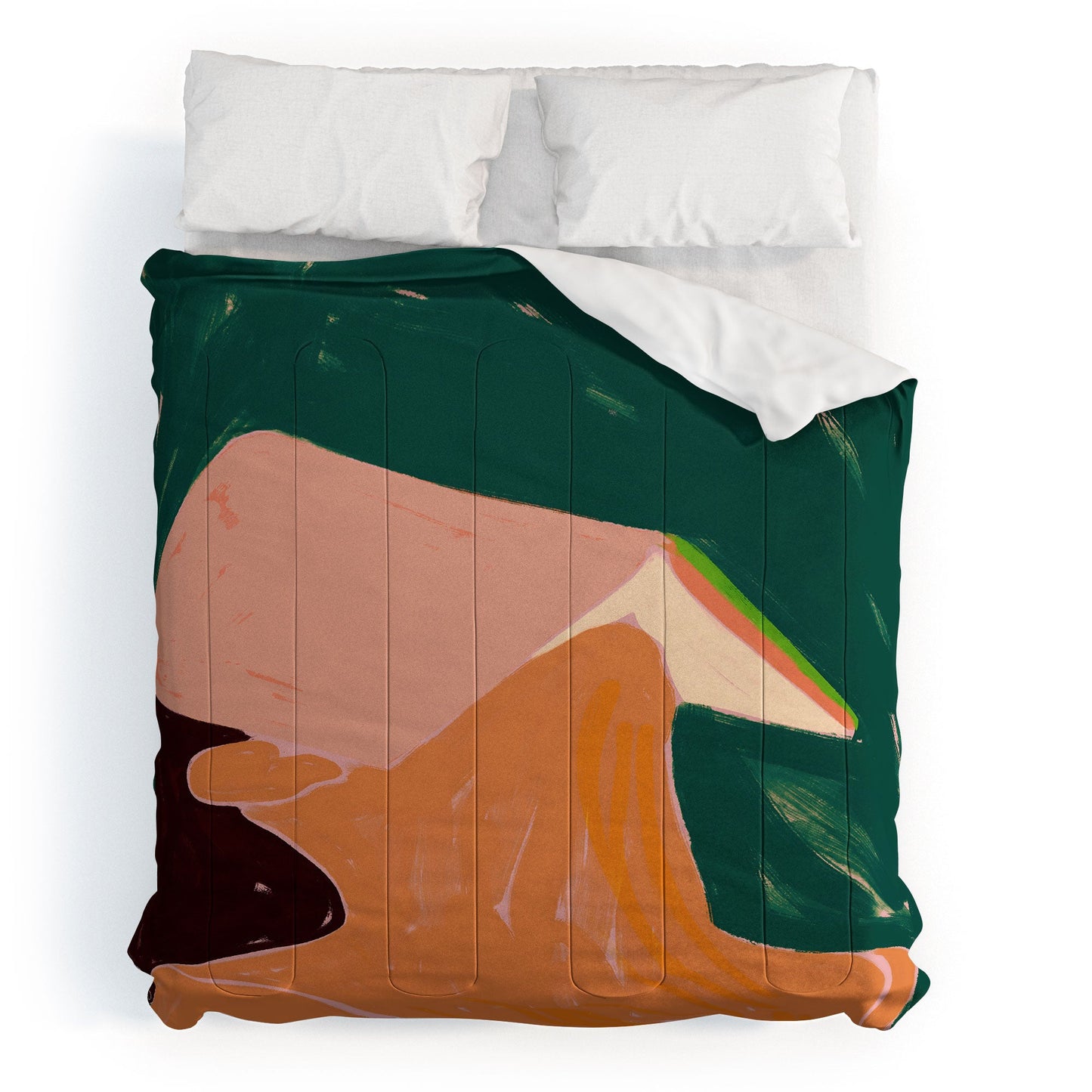 83 Oranges Reading Between The Lines Comforter