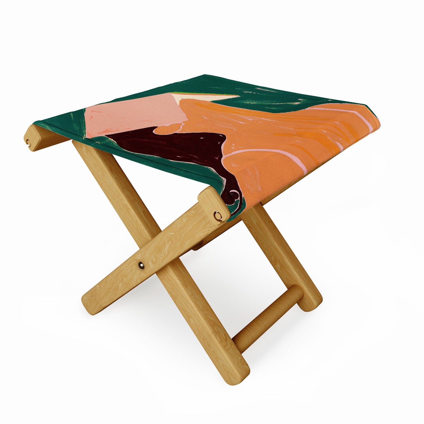 83 Oranges Reading Between The Lines Folding Stool