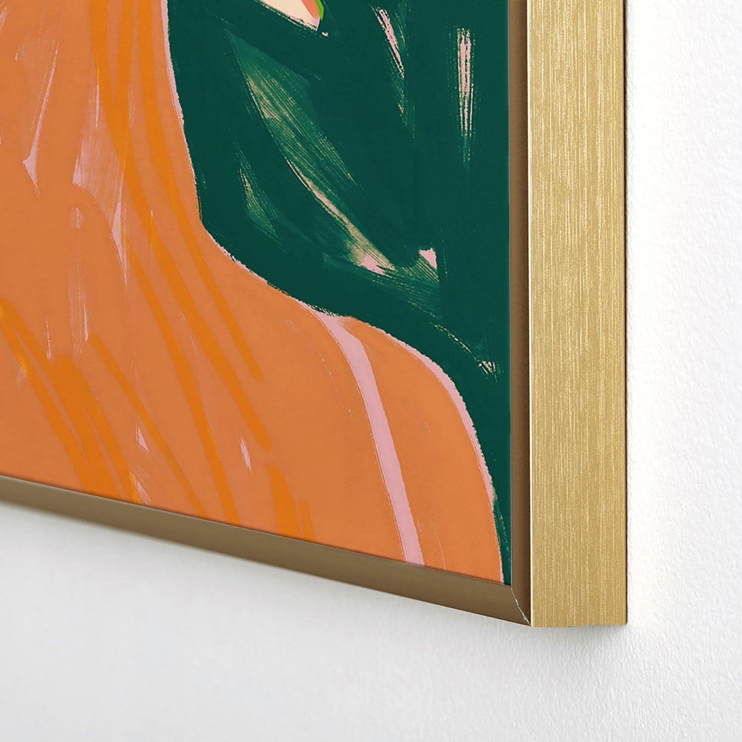 83 Oranges Reading Between The Lines Square Metal Framed Art Print