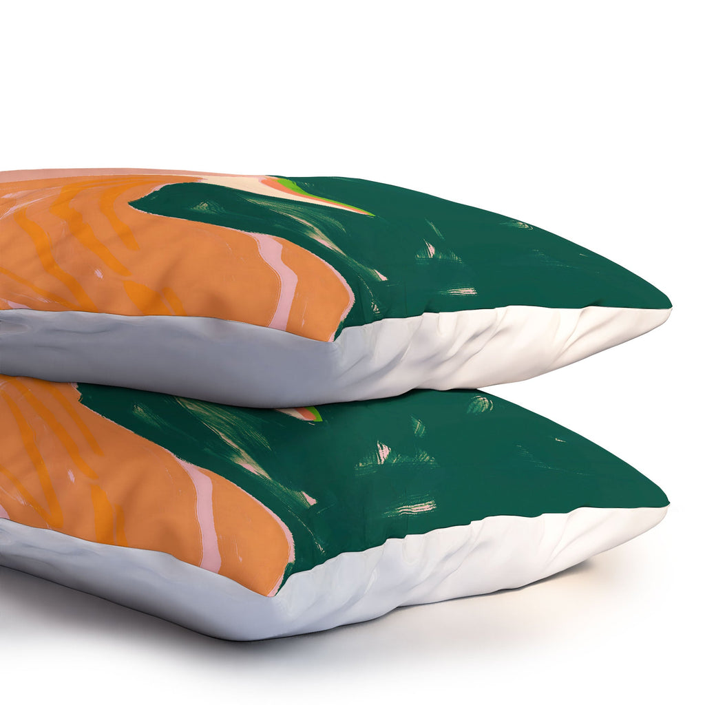 83 Oranges Reading Between The Lines Pillow Shams
